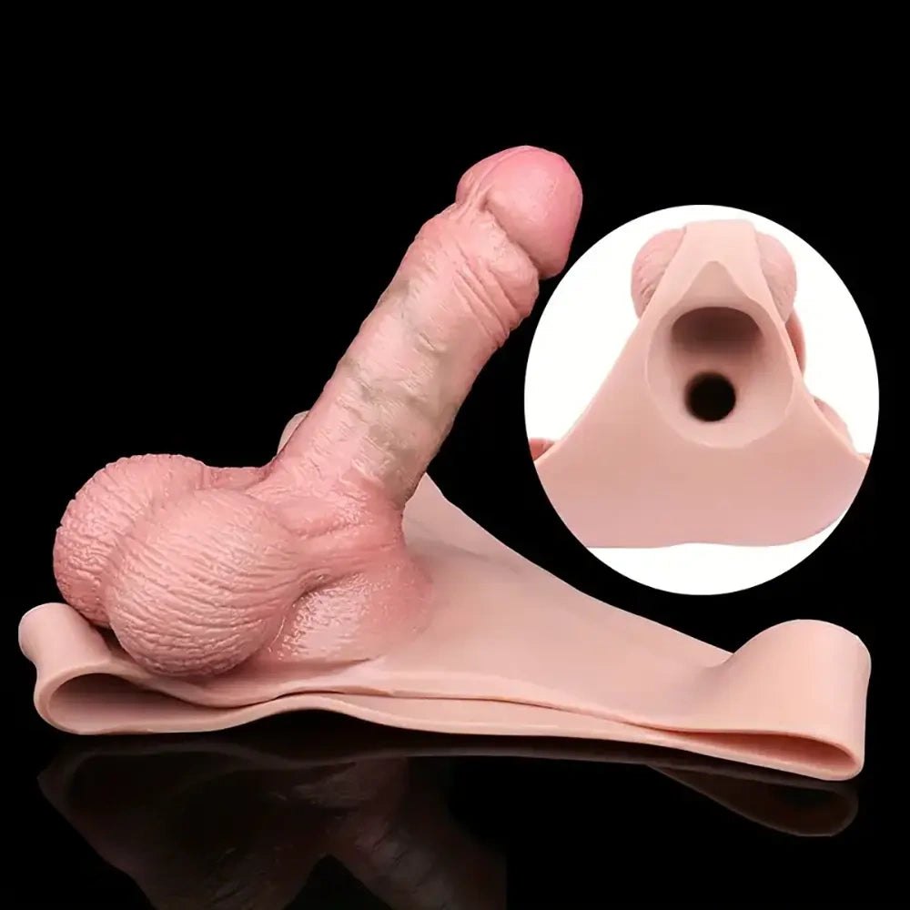Silicone Wearable Strap-On Dildo - Strap-On Harness Dildo