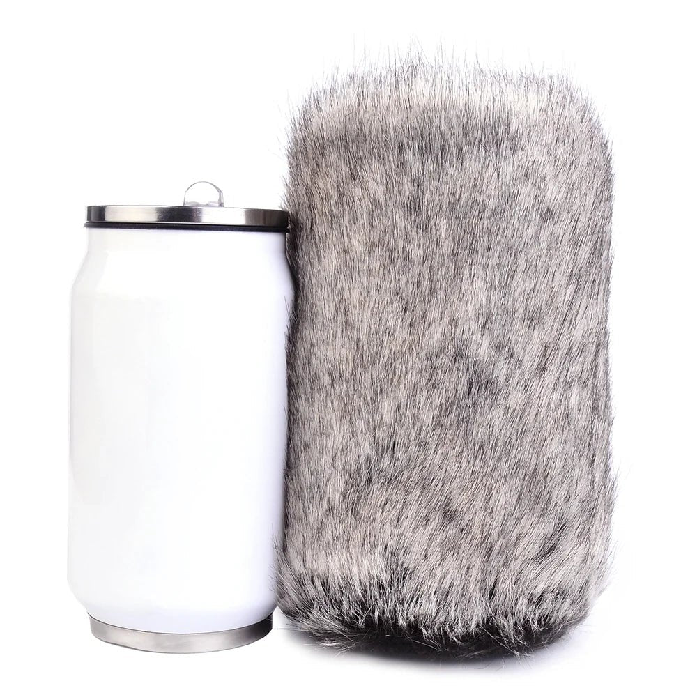 Silver Spotted Fur Masturbator - Furry Male Masturbator Toy