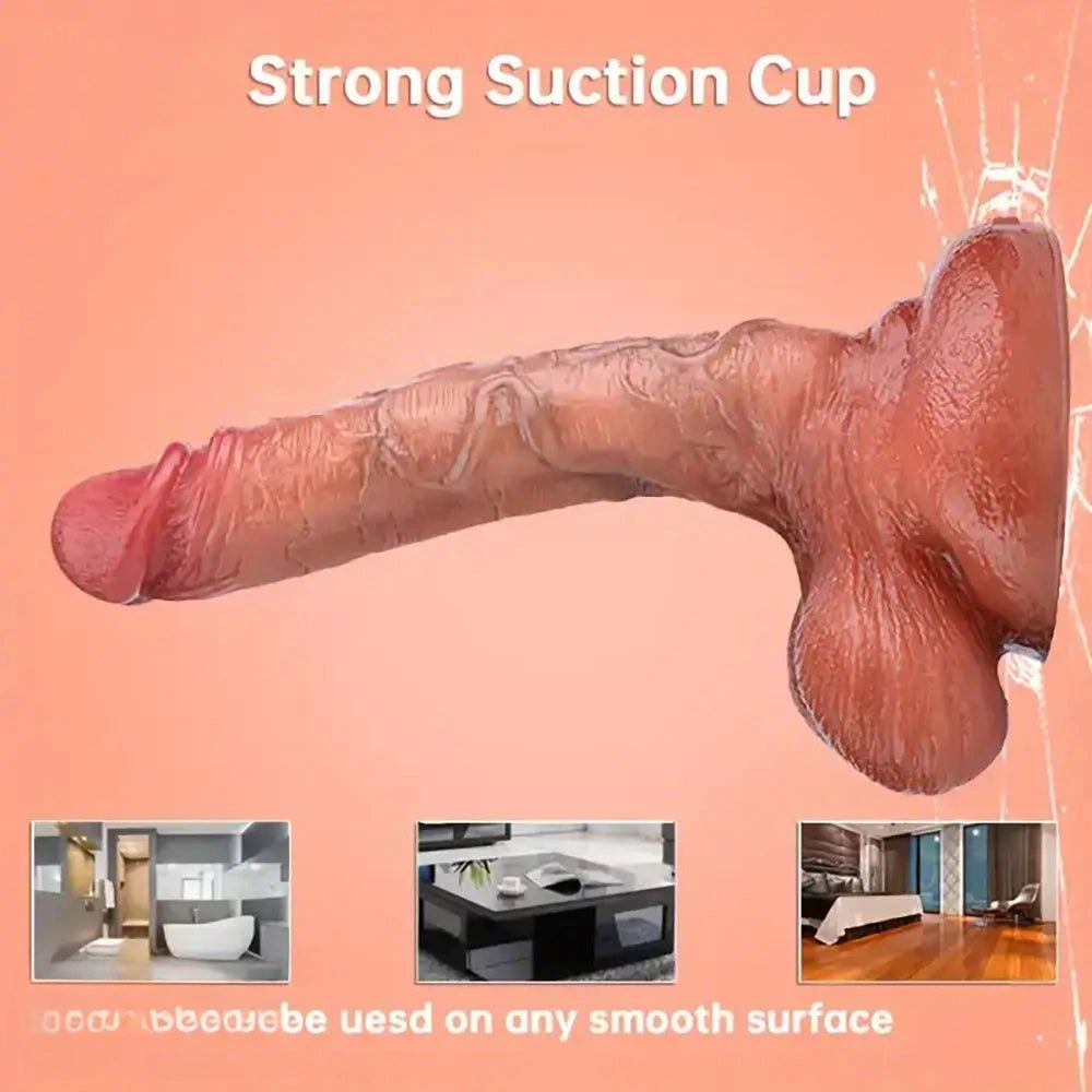 Six-Length Silicone Realistic Dildo - Suction Cup Dildo