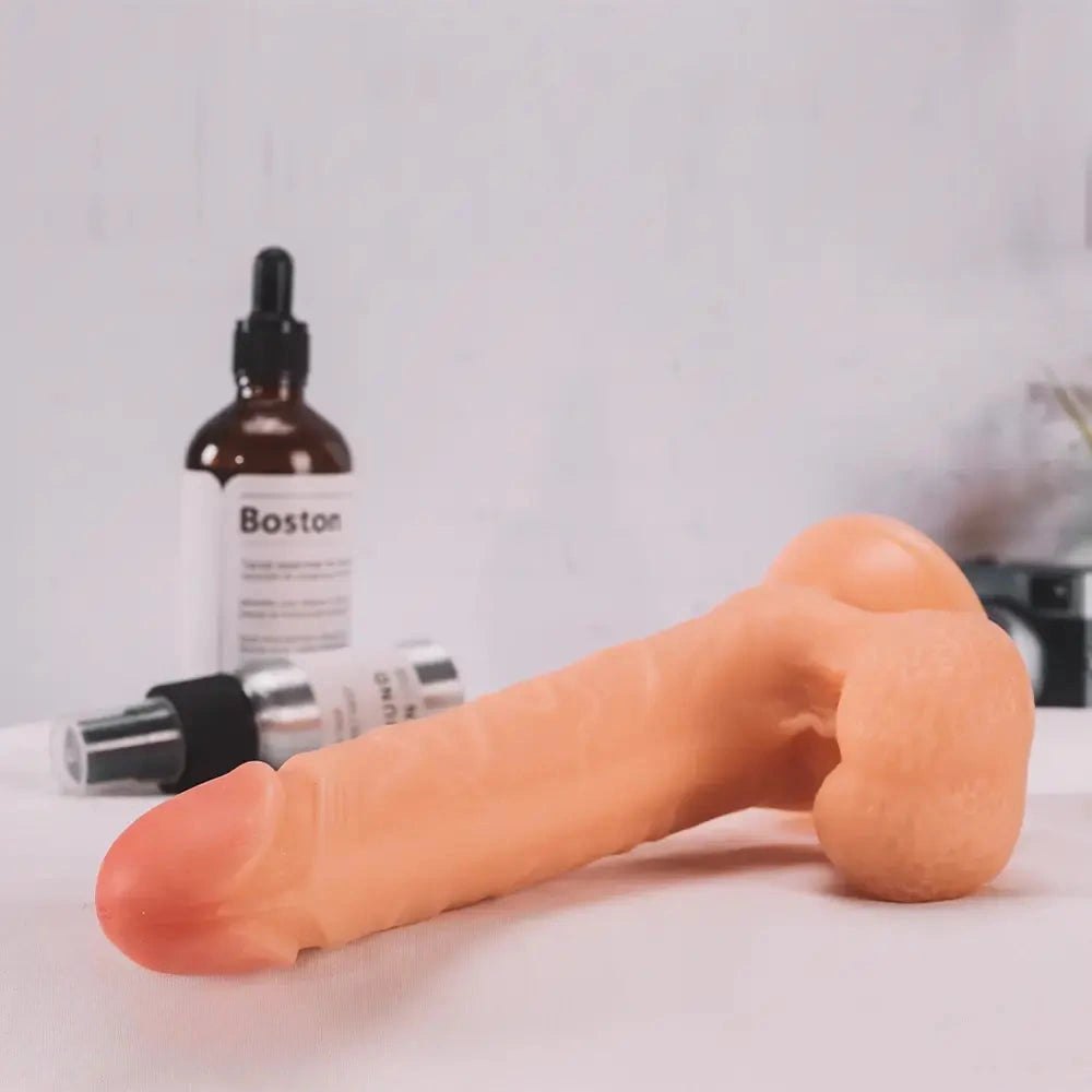 Skin Feel Realistic Dildo 7.87in - PVC Suction Cup Dildo