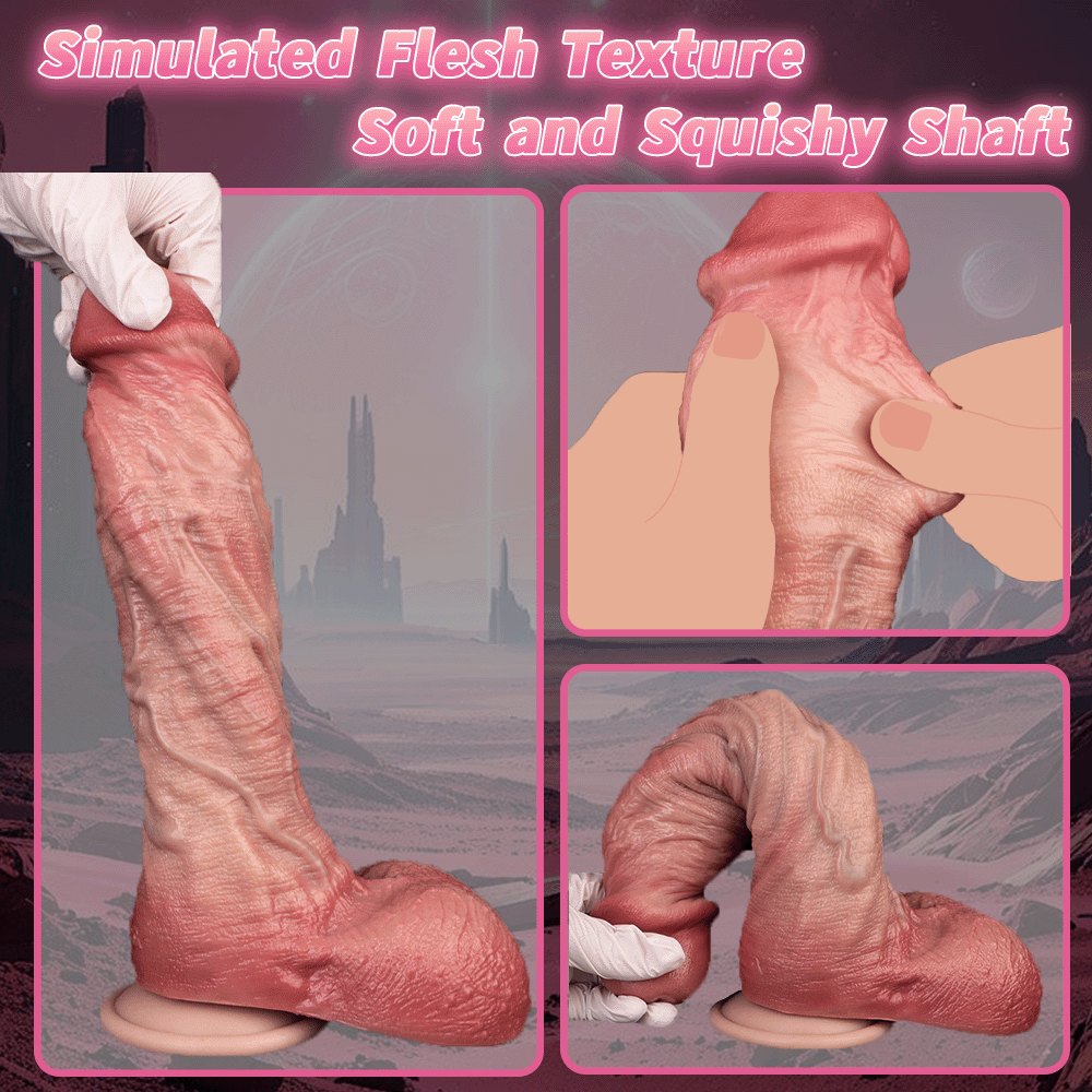 Skin-Like Suction Cup Dildo - Dildo With Suction Cup