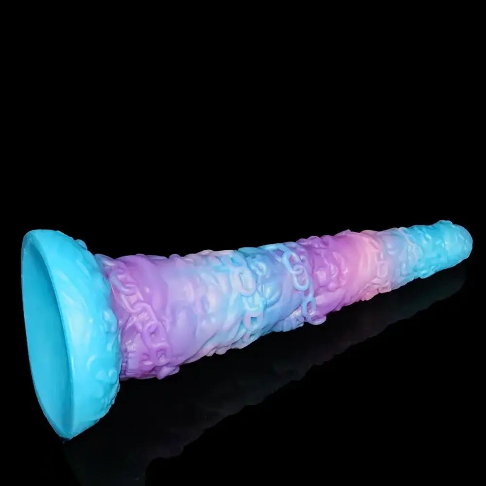 Skull Chain Fantasy Dildo 15 in - Silicone Monster Dildo