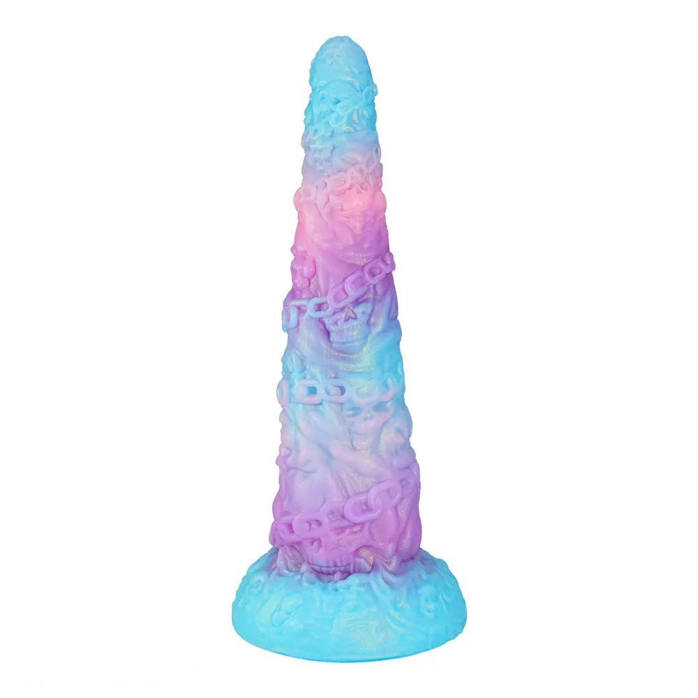 Skull Chain Fantasy Tower Dildo - Fantasy Monster Dildo