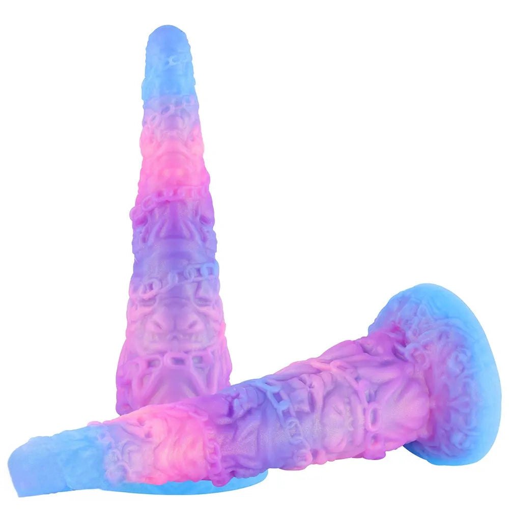 Skull Chain Fantasy Tower Dildo - Fantasy Monster Dildo