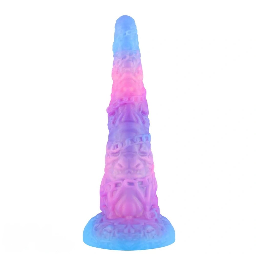 Skull Chain Fantasy Tower Dildo - Fantasy Monster Dildo