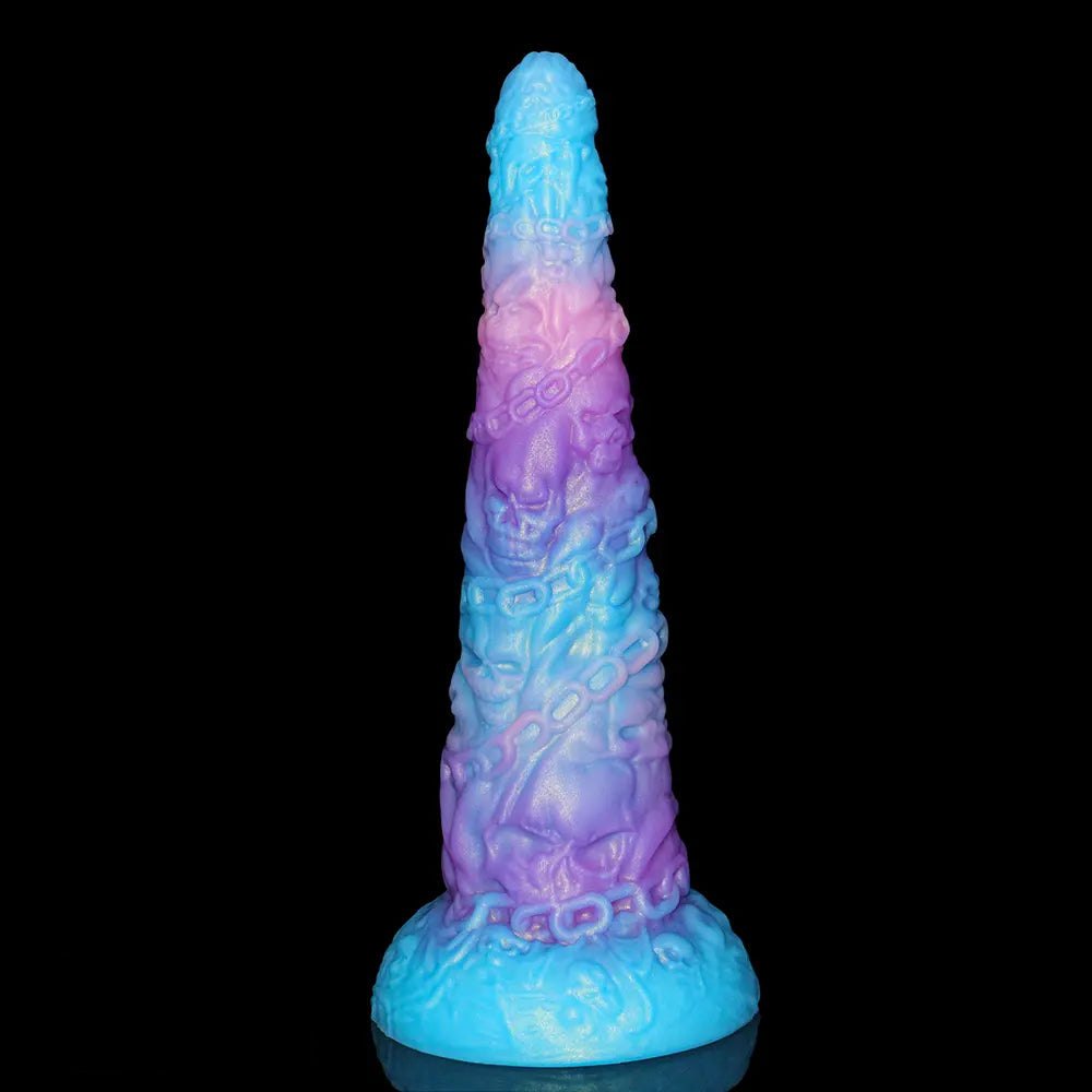Skull Chain Fantasy Tower Dildo - Fantasy Monster Dildo