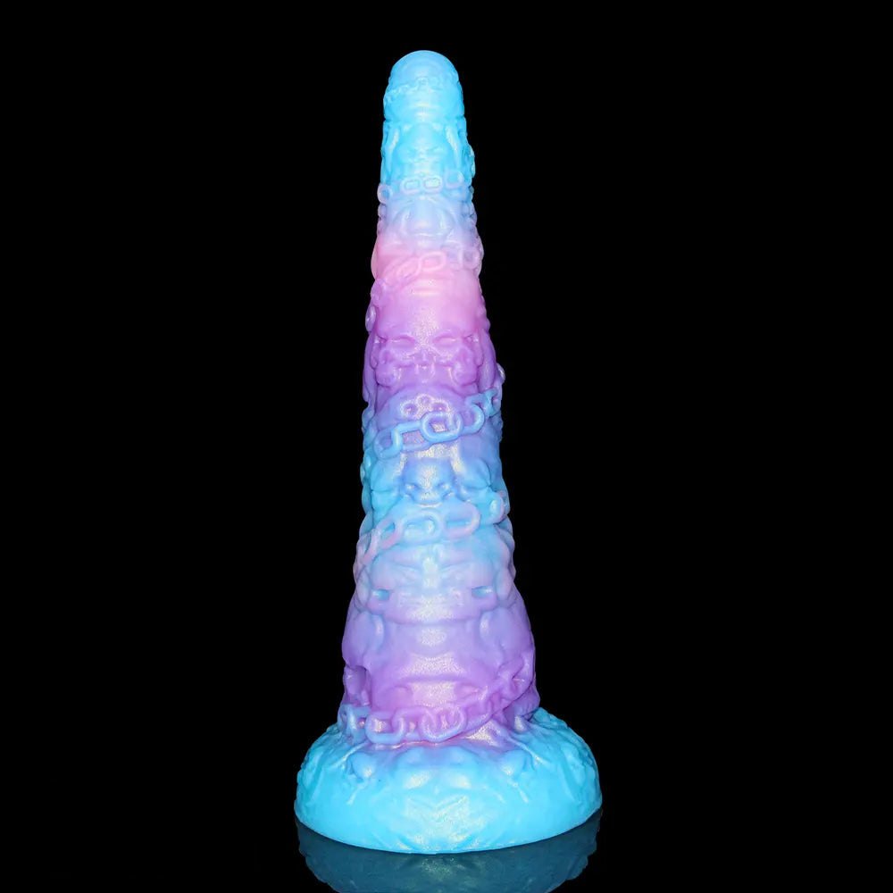Skull Chain Fantasy Tower Dildo - Fantasy Monster Dildo