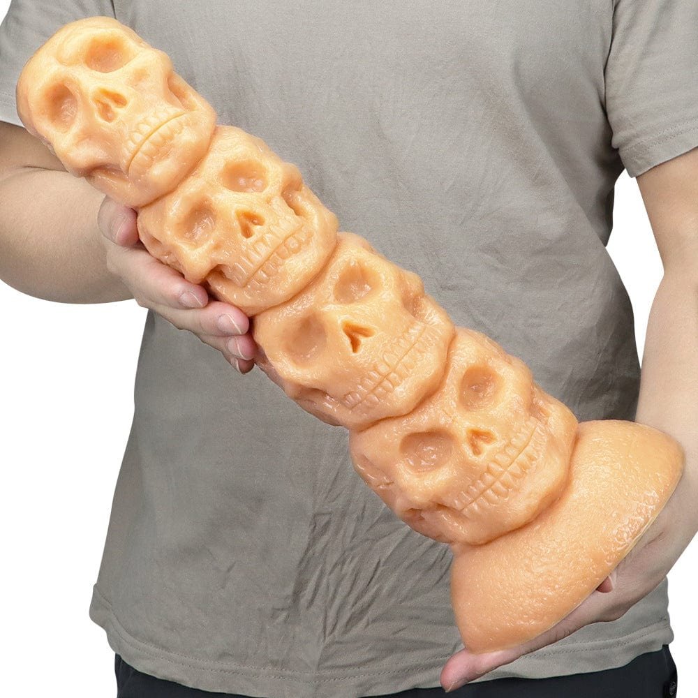Skull Totem Fantasy Dildo - Giant Monster Dildo