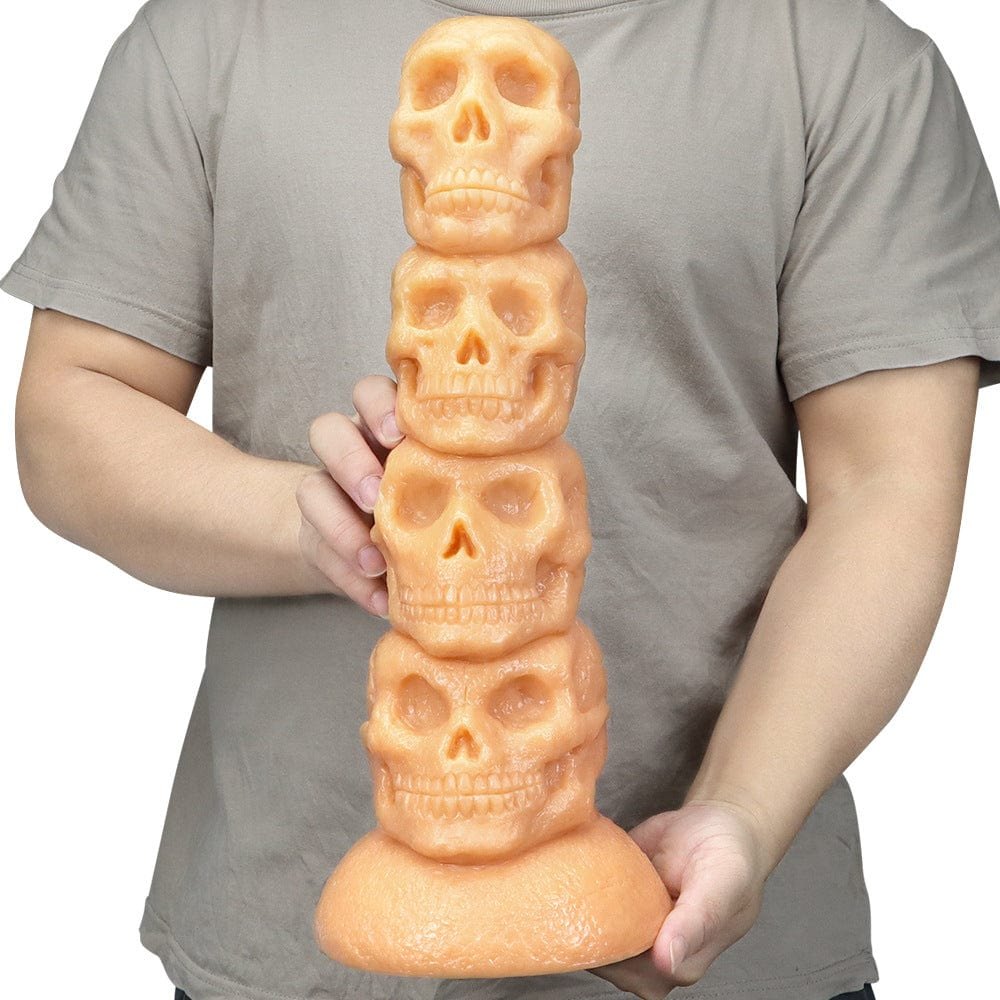 Skull Totem Fantasy Dildo - Giant Monster Dildo