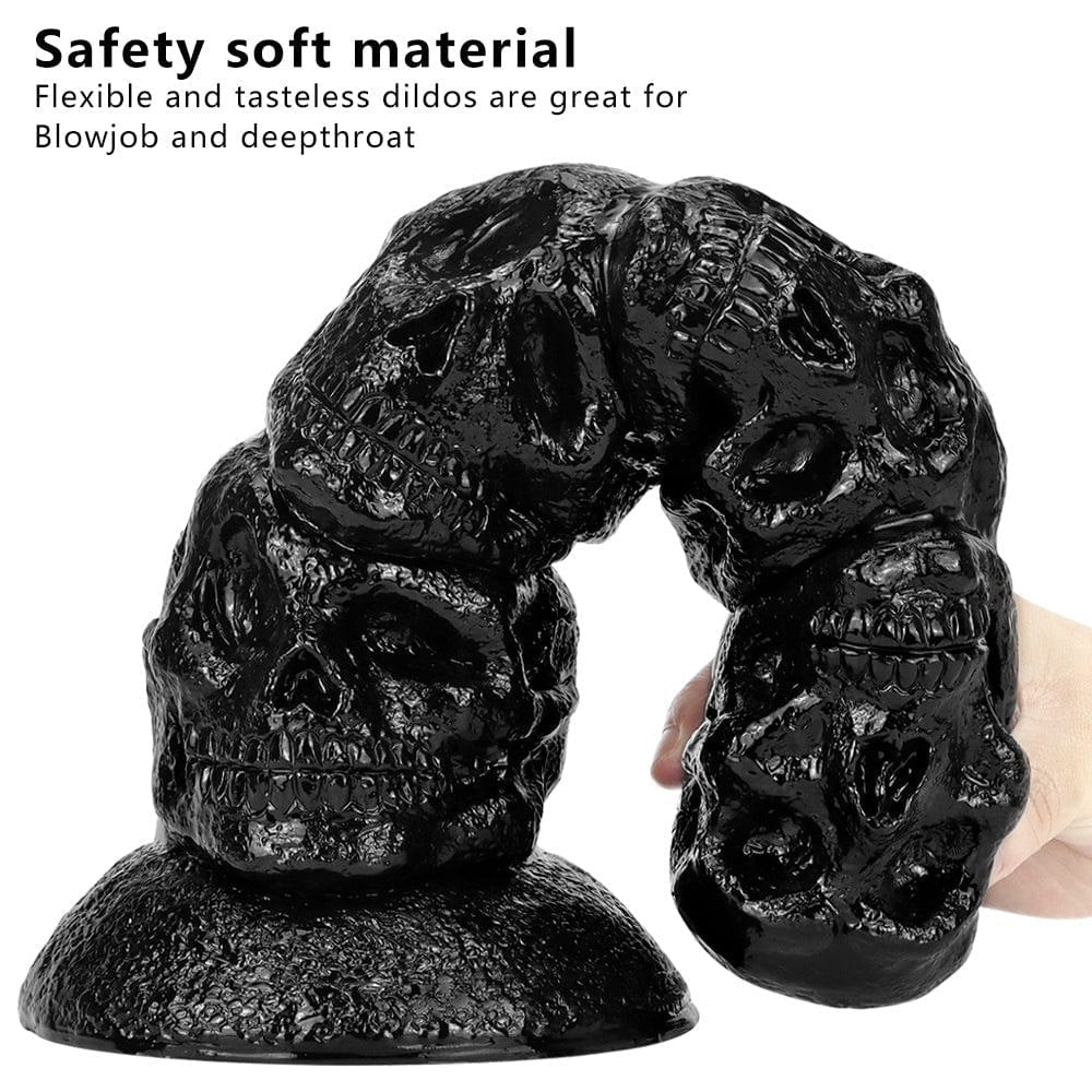 Skull Totem Fantasy Dildo - Giant Monster Dildo