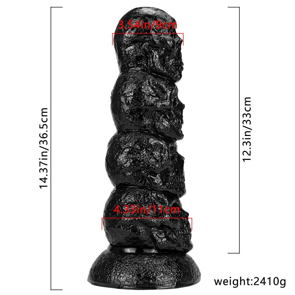 Skull Totem Fantasy Dildo - Giant Monster Dildo