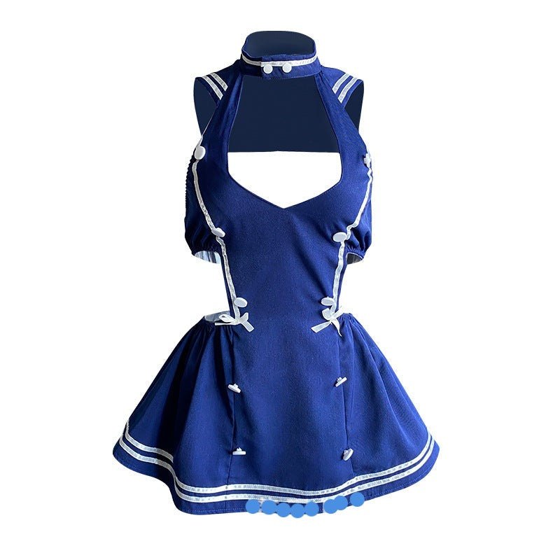 Sleeveless Cutout Mini Babydoll - Sexy Babydoll Lingerie