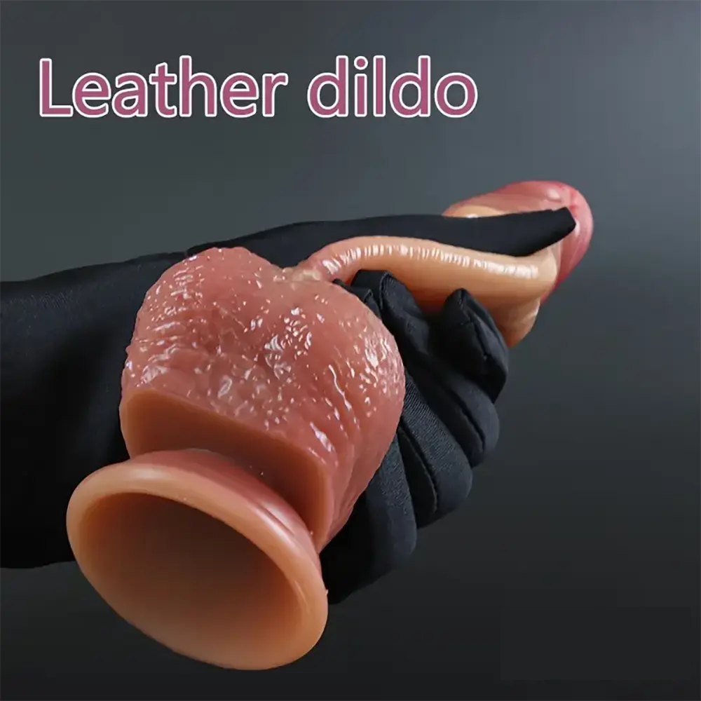 Sliding Skin Suction Dildo 7in - Suction Cup Dildo