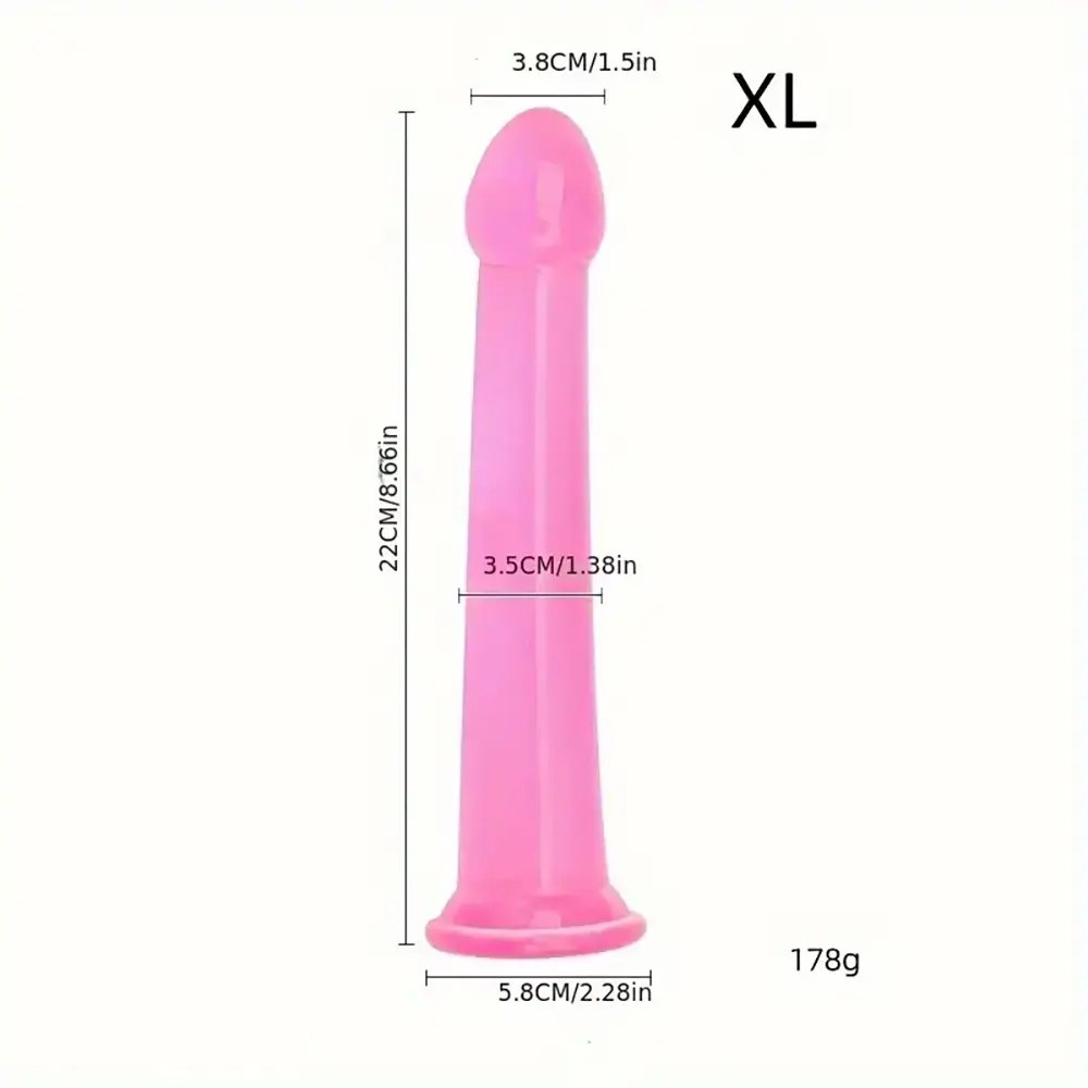 Slim Anal Dildo - Small Tapered Anal Dildo, 4 Sizes