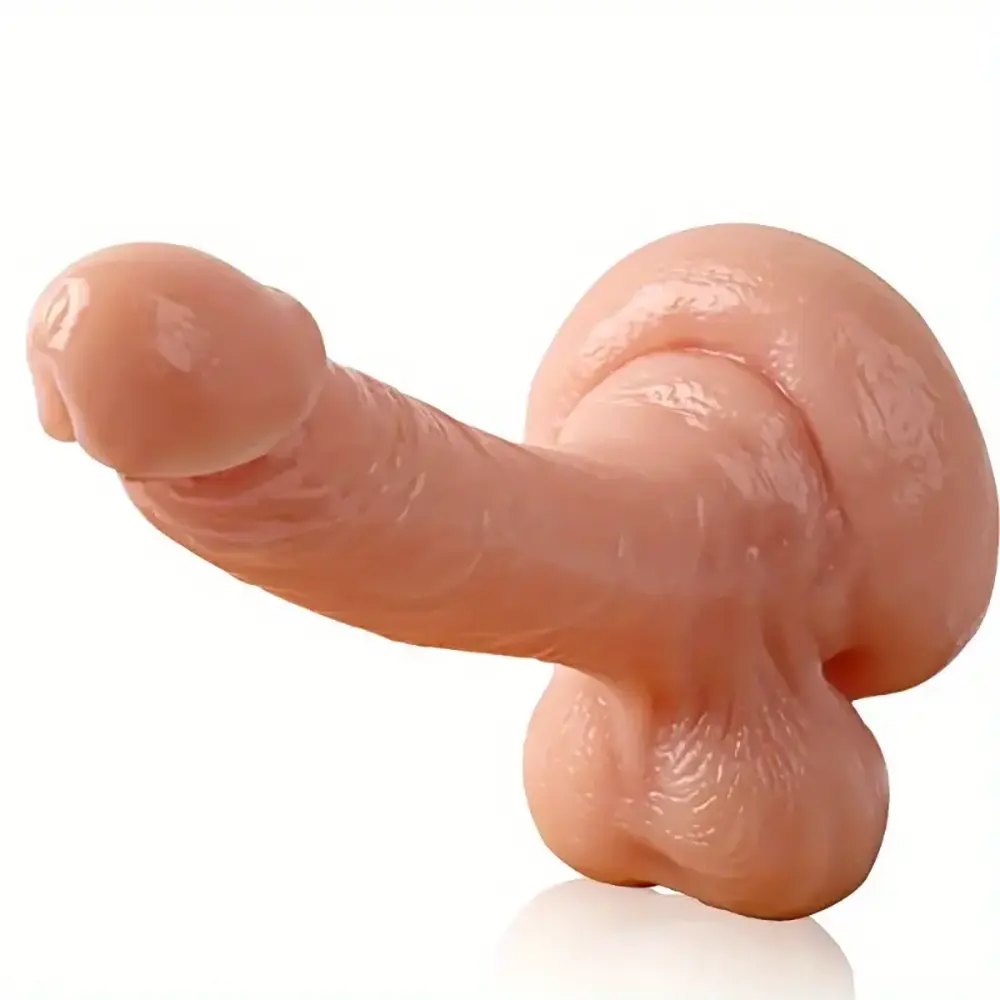 Slim Realistic Dildo 7.87 in - PVC Solo Play Dildo