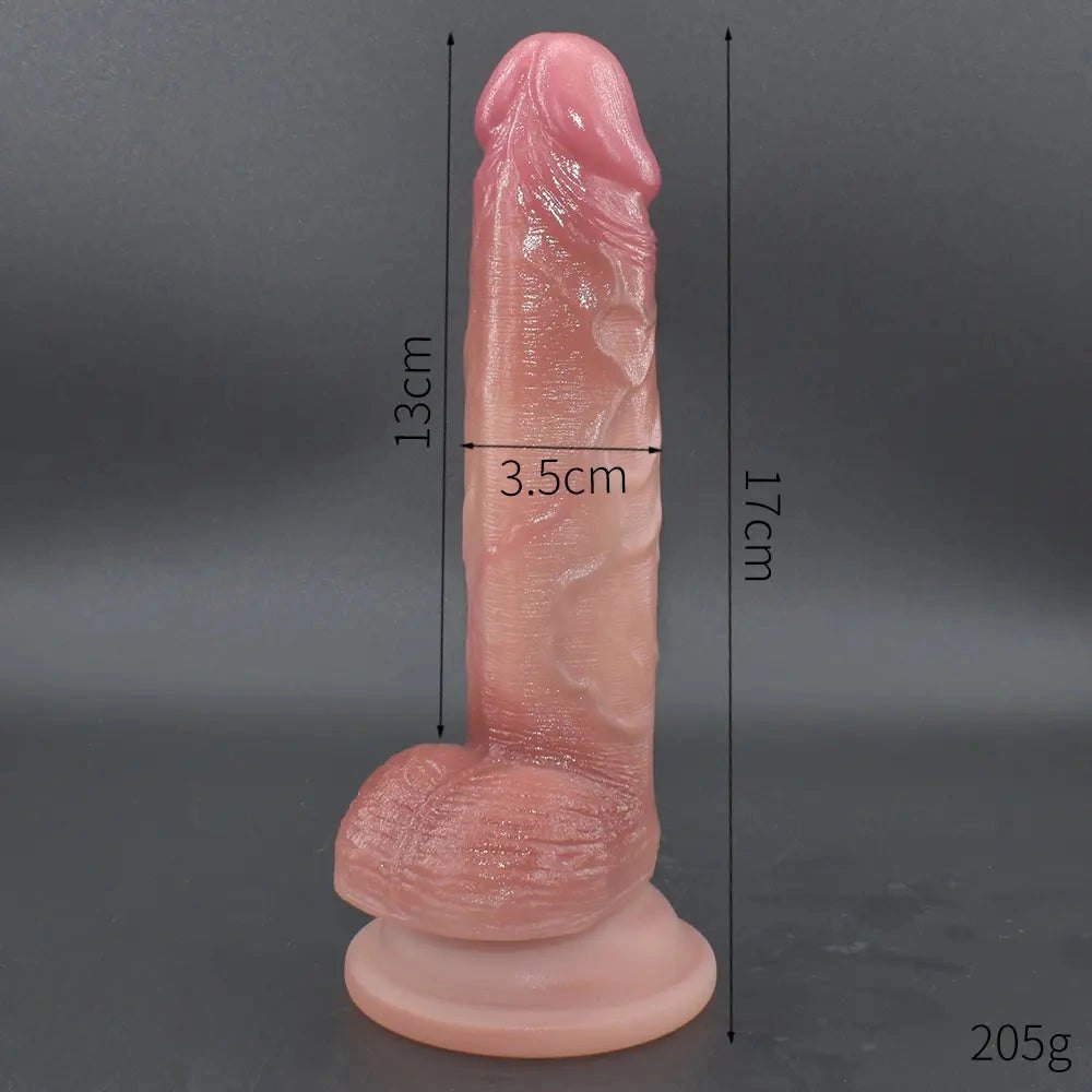 Slim Realistic Anal Dildo 6.69 in - Anal Dildo