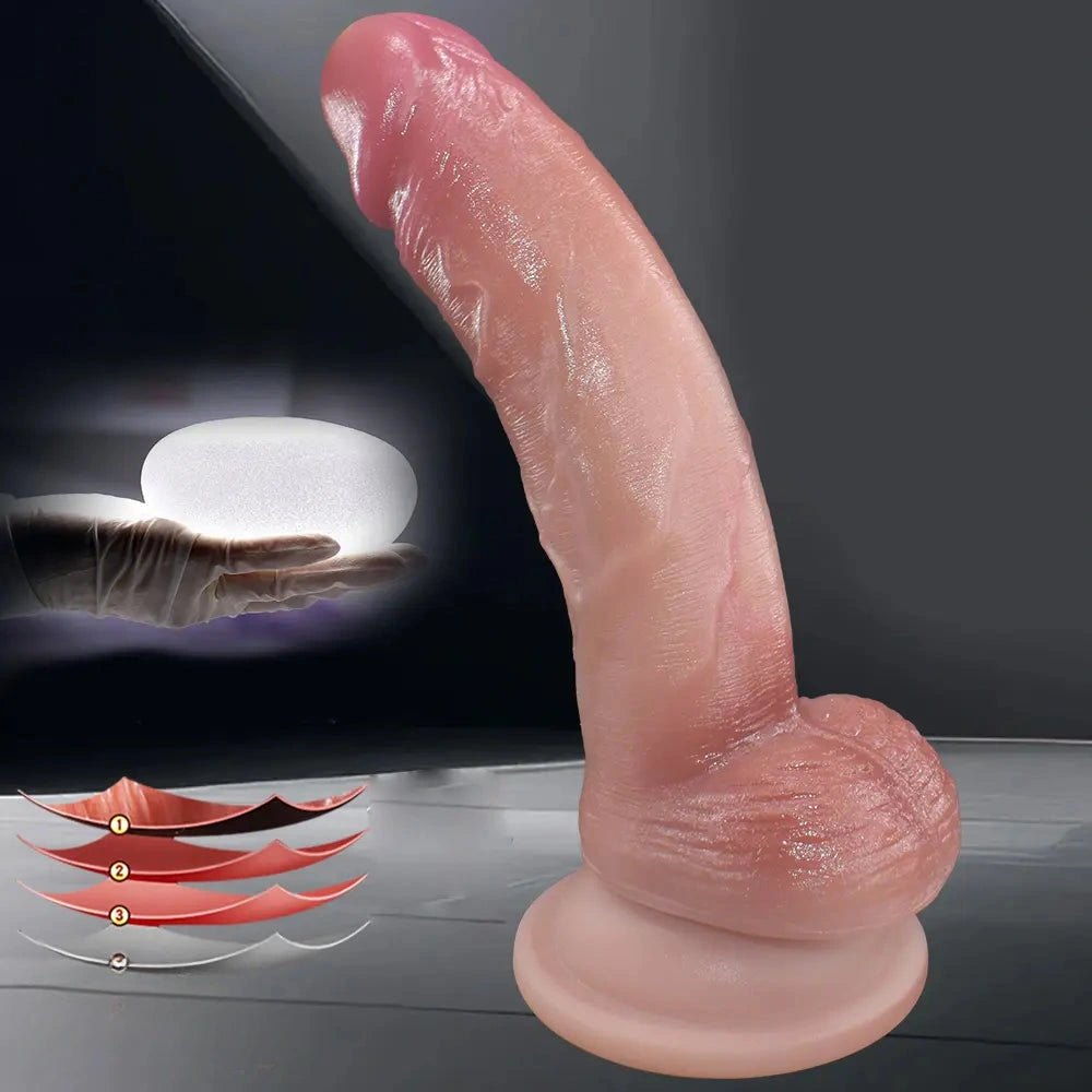 Slim Realistic Anal Dildo 6.69 in - Anal Dildo