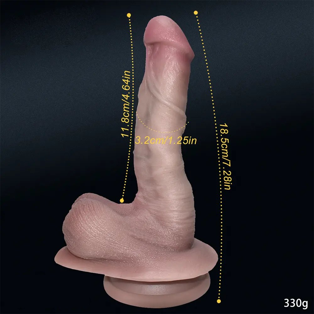 Slim Realistic Anal Dildo - Beginner Silicone Anal Dildo