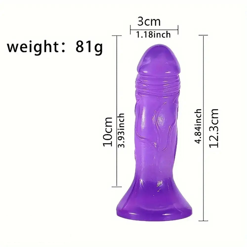 Small Jelly Realistic Dildo - Realistic Suction Cup Dildo