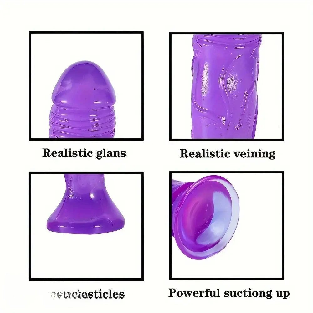 Small Jelly Realistic Dildo - Realistic Suction Cup Dildo