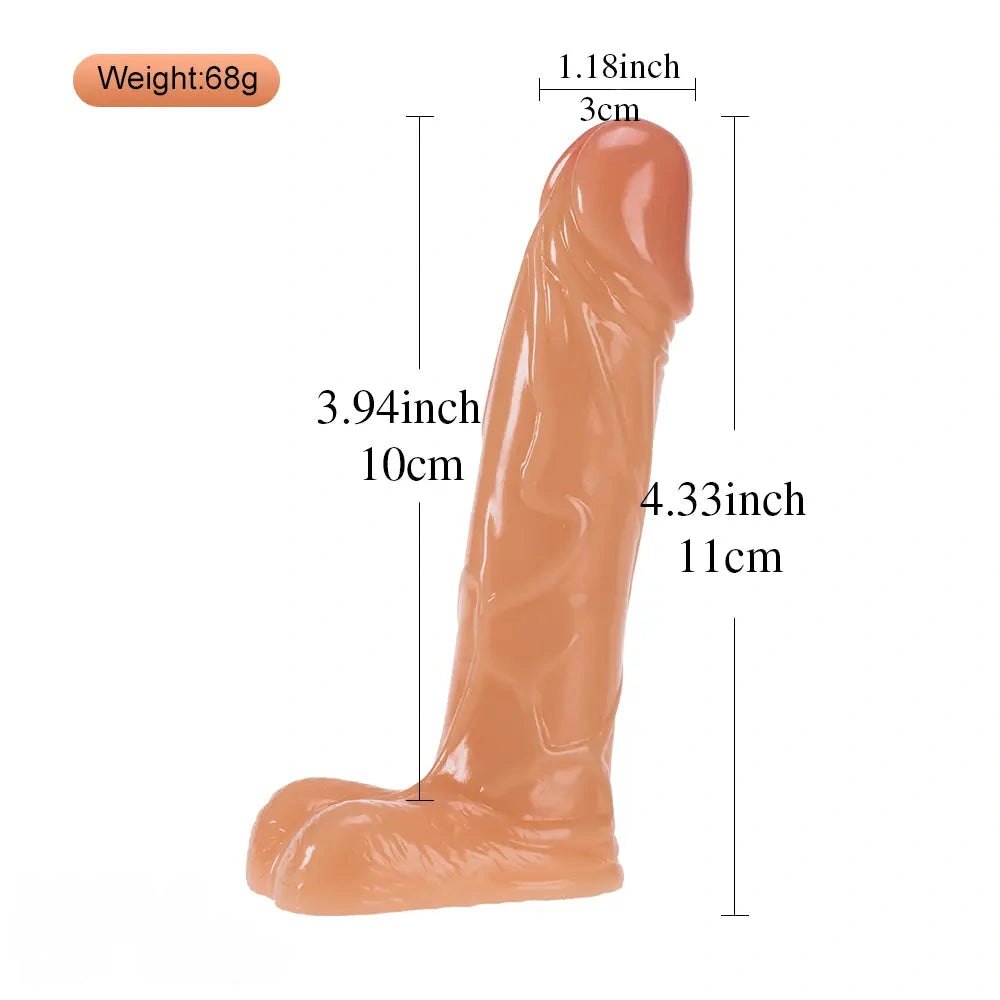 Small Realistic Dildo 4.33 In - PVC Beginner Dildo