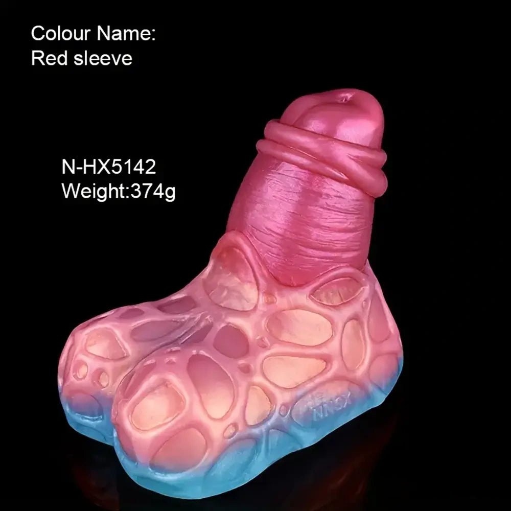 Small Textured Fantasy Dildo - Silicone Monster Dildo