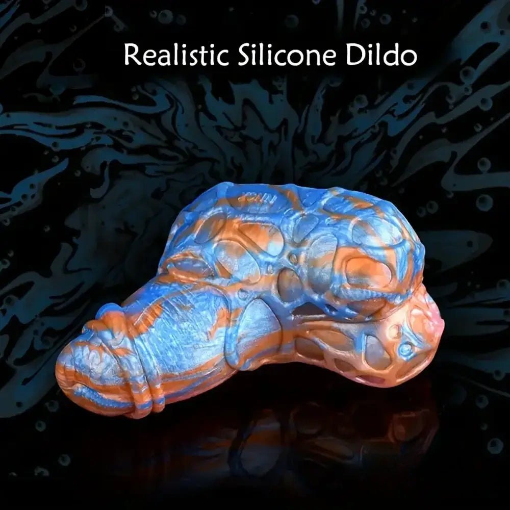 Small Textured Fantasy Dildo - Silicone Monster Dildo