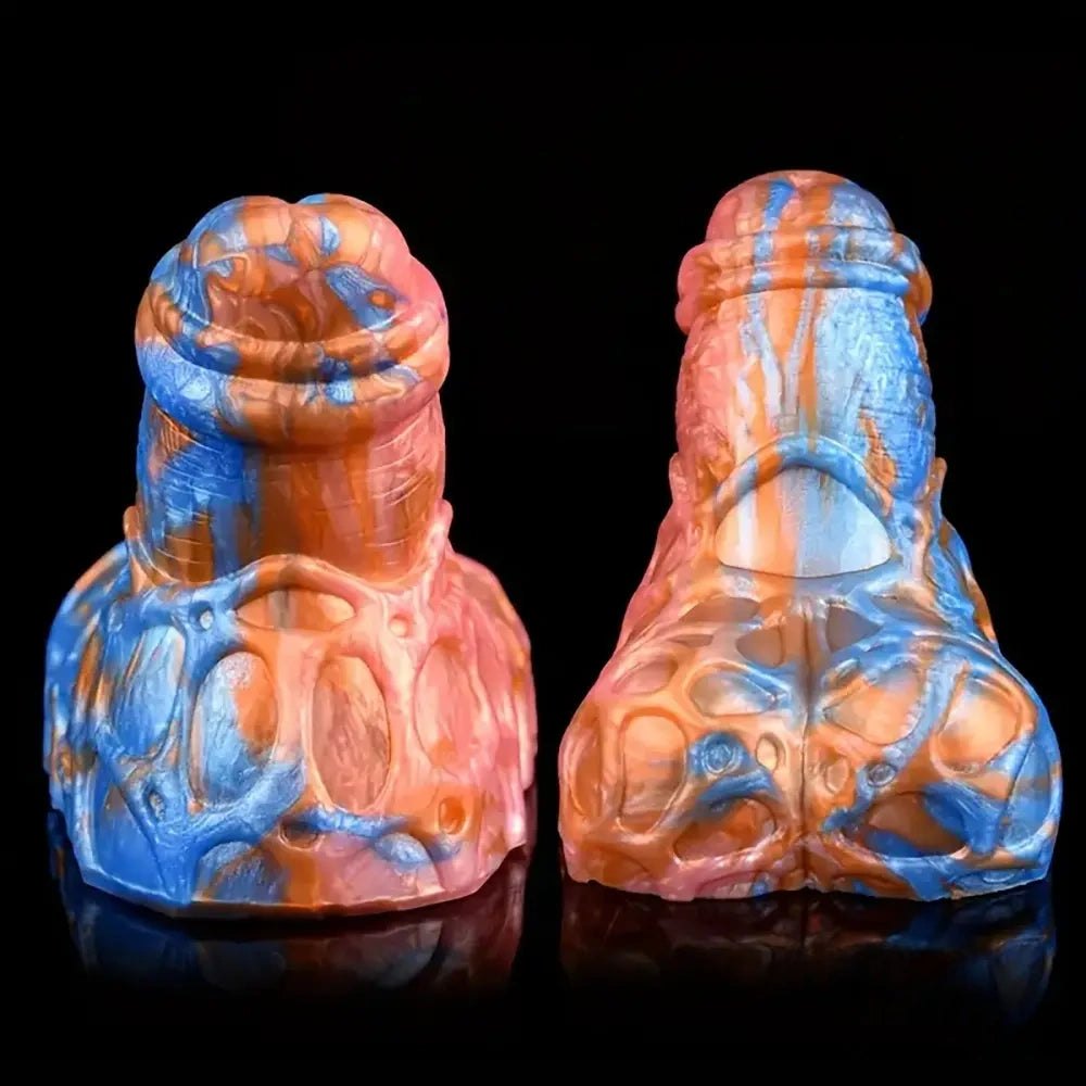 Small Textured Fantasy Dildo - Silicone Monster Dildo