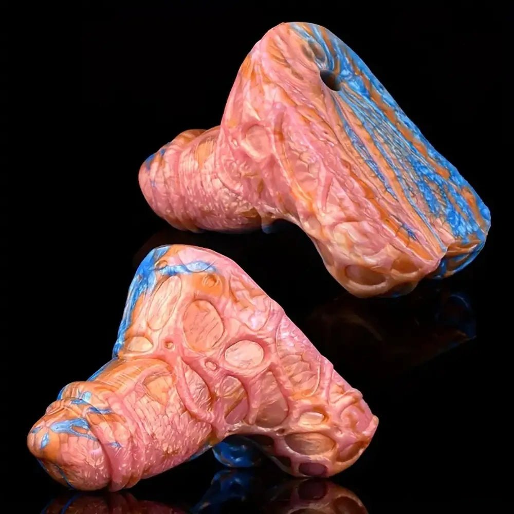 Small Textured Fantasy Dildo - Silicone Monster Dildo