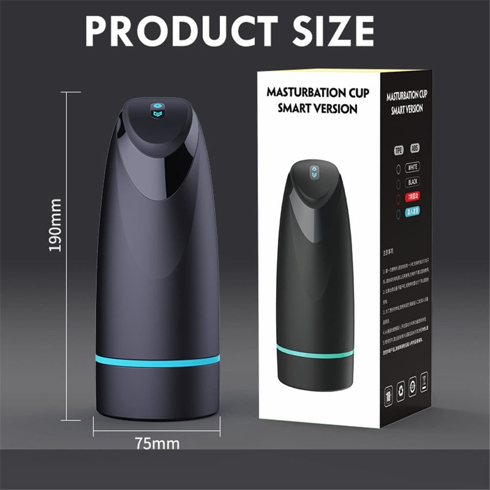 Smart Vibrating Male Masturbator - Compact Stroker Toy