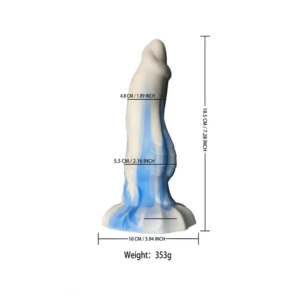 Smooth Curve Fantasy Dildo - Silicone Fantasy Dildo