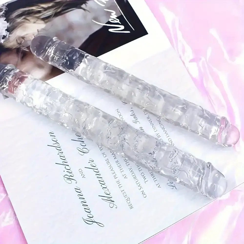 Smooth Double-Ended Dildo 13in - Slim Double-Sided Dildo
