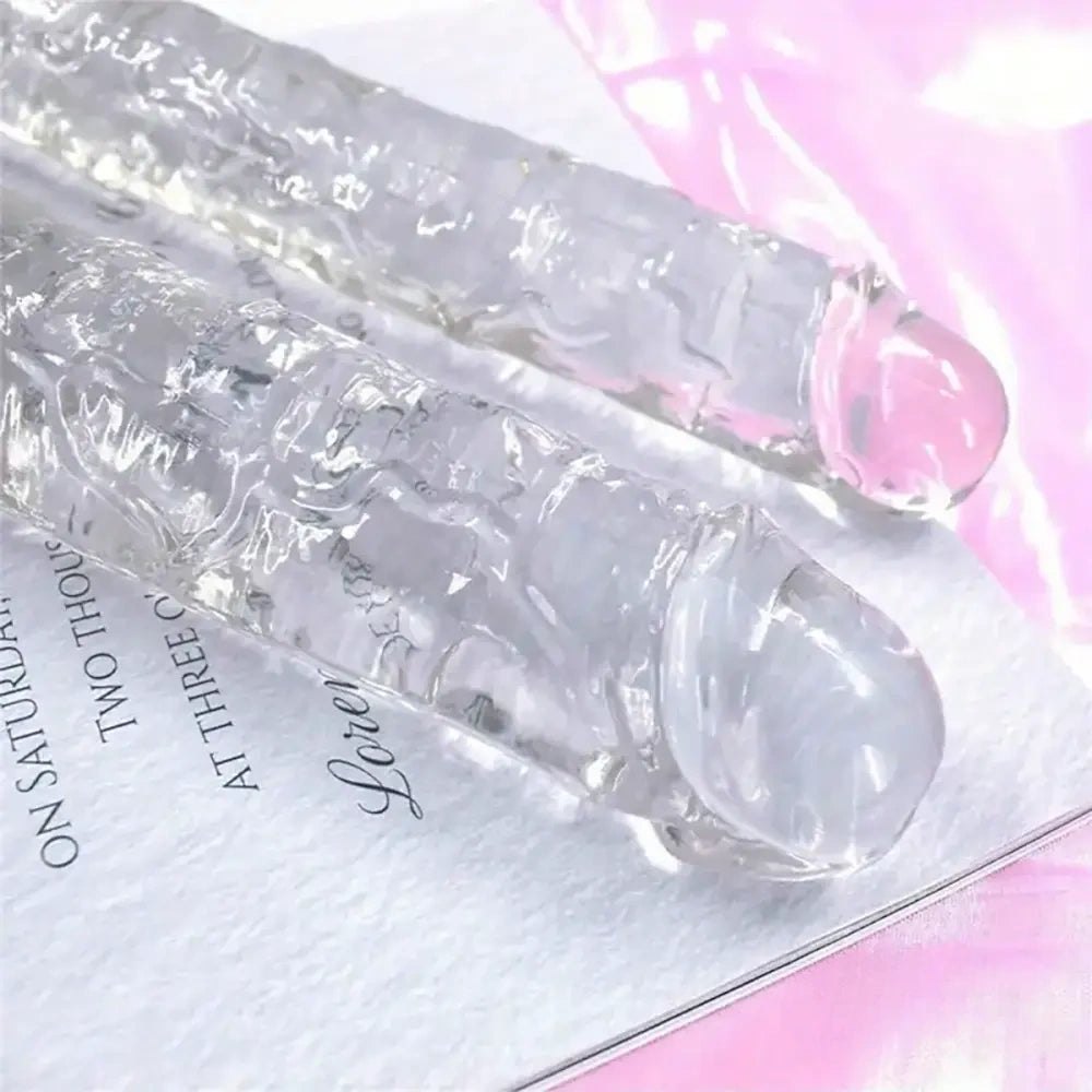 Smooth Double-Ended Dildo 13in - Slim Double-Sided Dildo