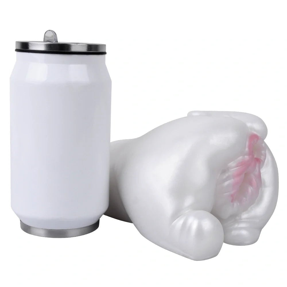 Smooth Pearl White Masturbator - Fantasy Stroker