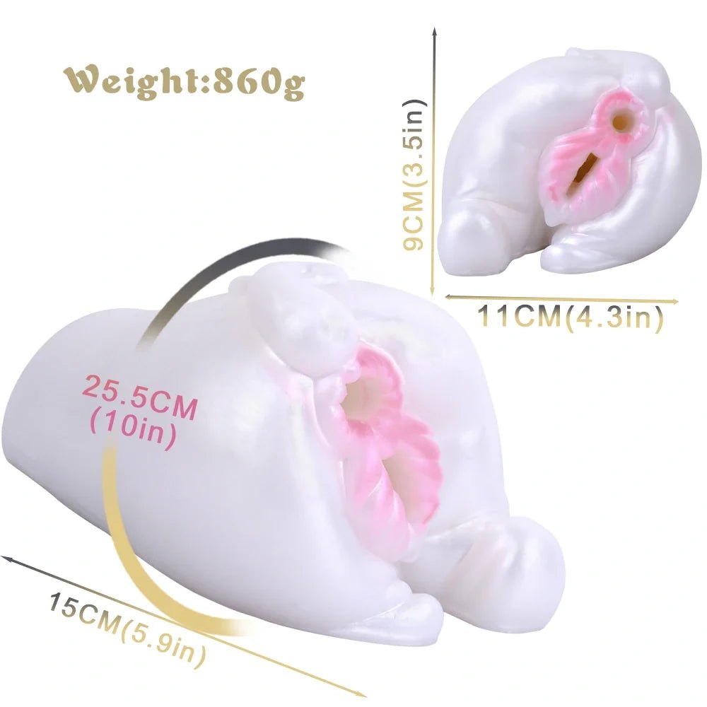 Smooth Pearl White Masturbator - Fantasy Stroker
