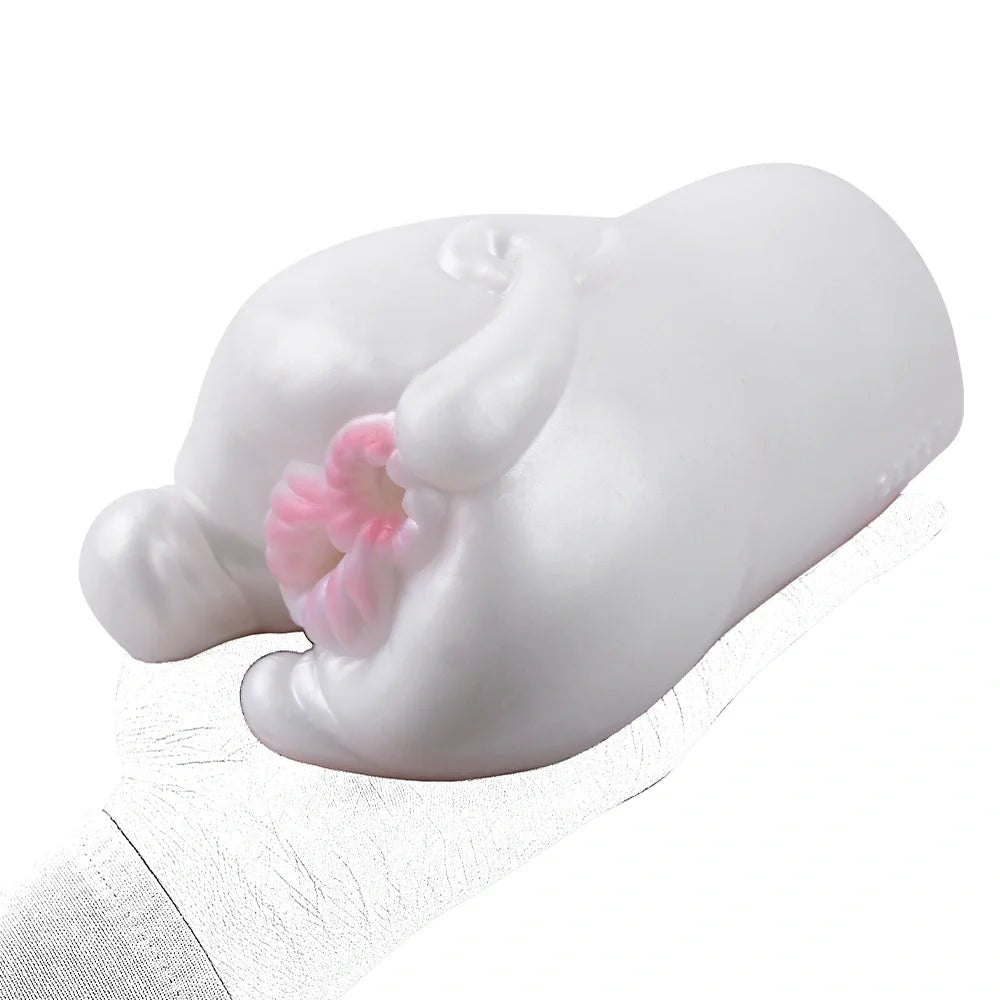 Smooth Pearl White Masturbator - Fantasy Stroker