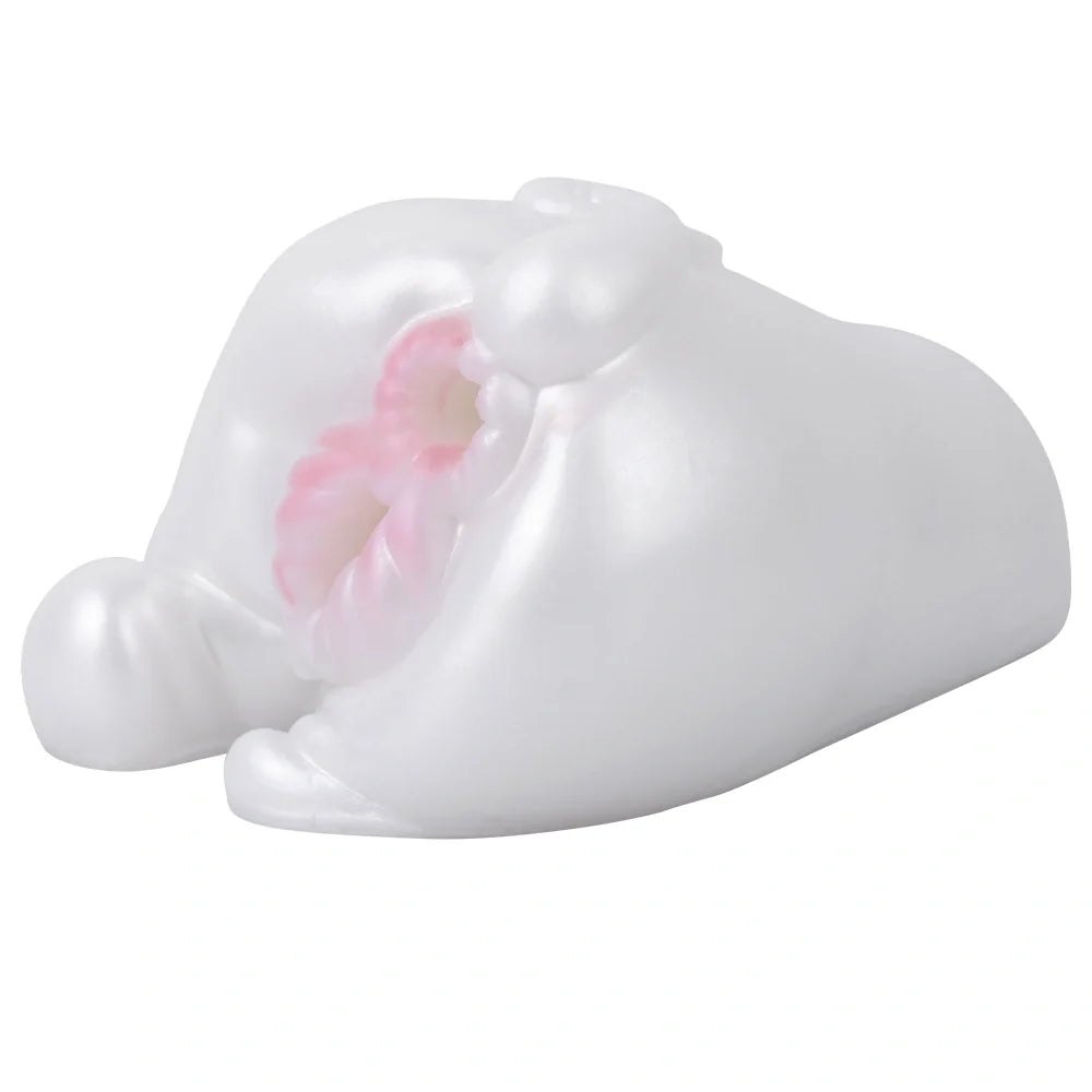 Smooth Pearl White Masturbator - Fantasy Stroker