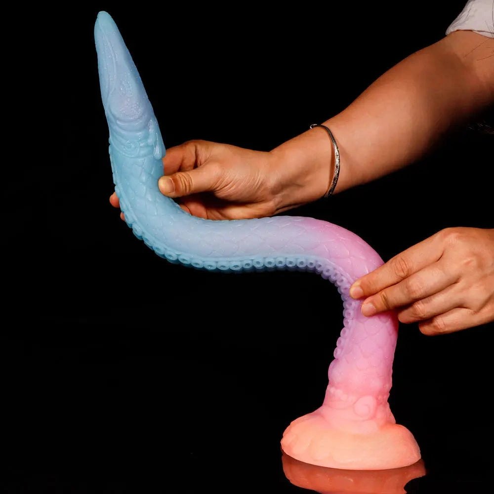 Snake Fantasy Dildo 17.9in - Silicone Monster Dildo