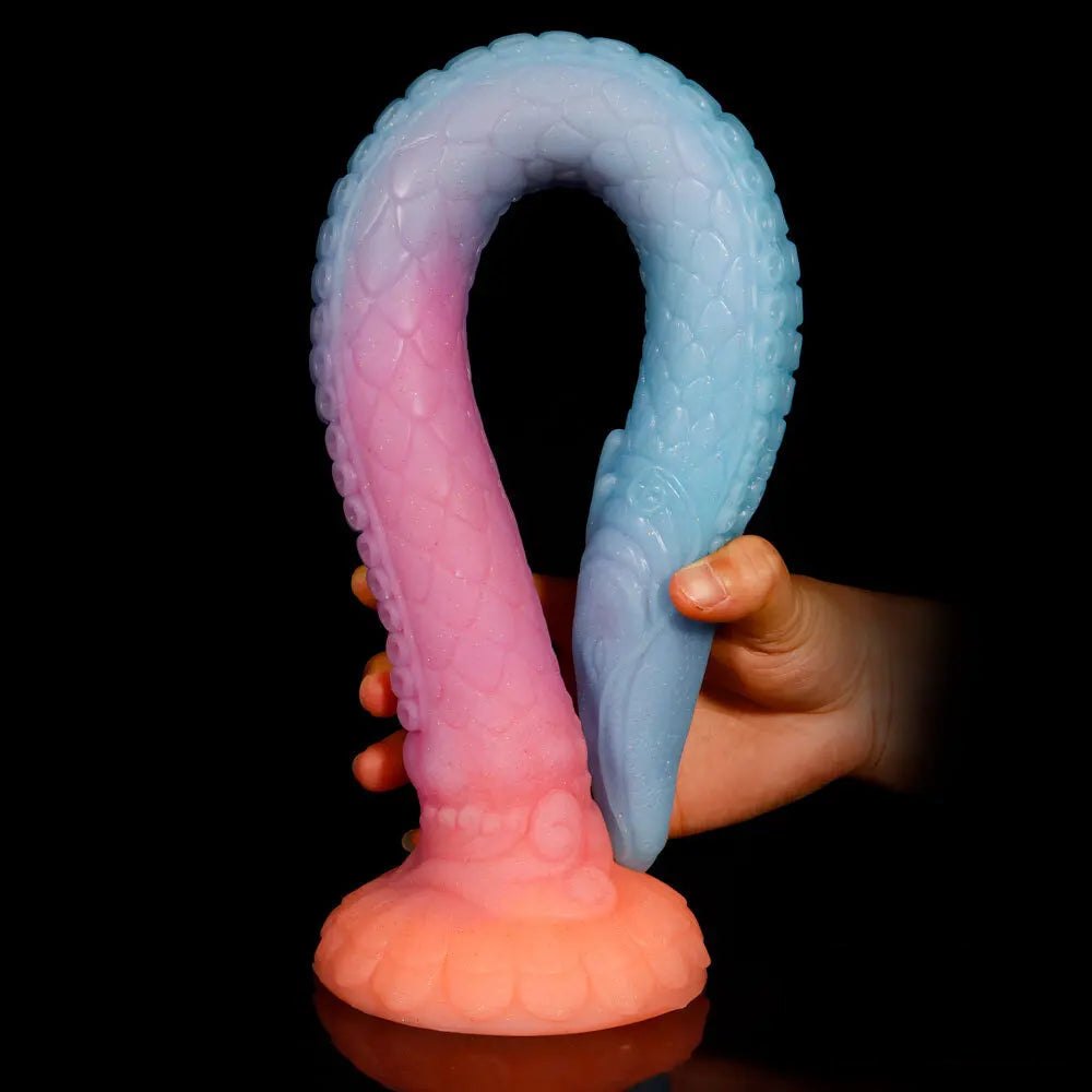 Snake Fantasy Dildo 17.9in - Silicone Monster Dildo