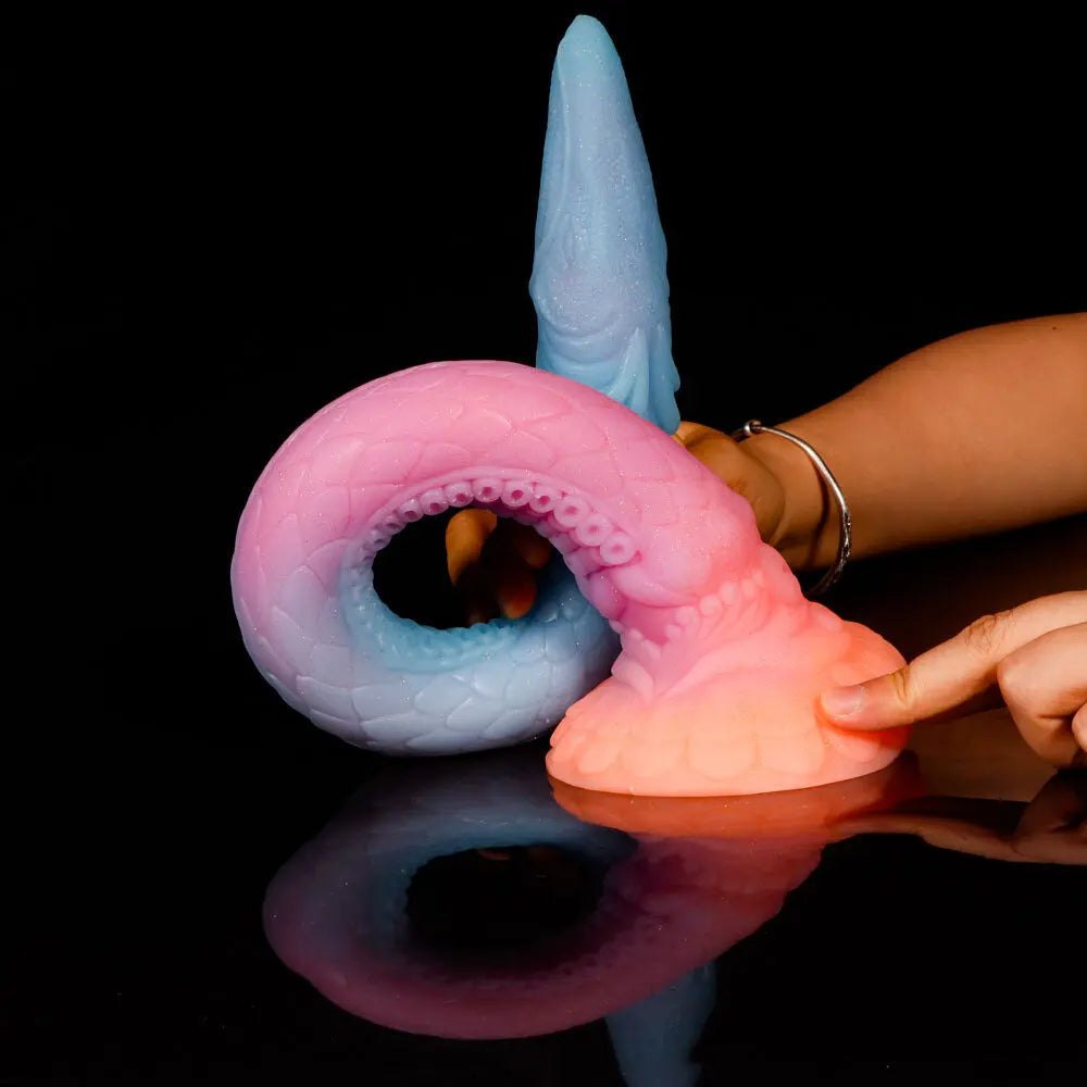 Snake Fantasy Dildo 17.9in - Silicone Monster Dildo