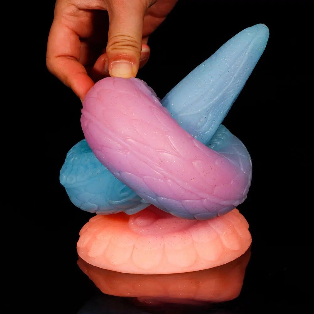 Snake Fantasy Dildo 17.9in - Silicone Monster Dildo