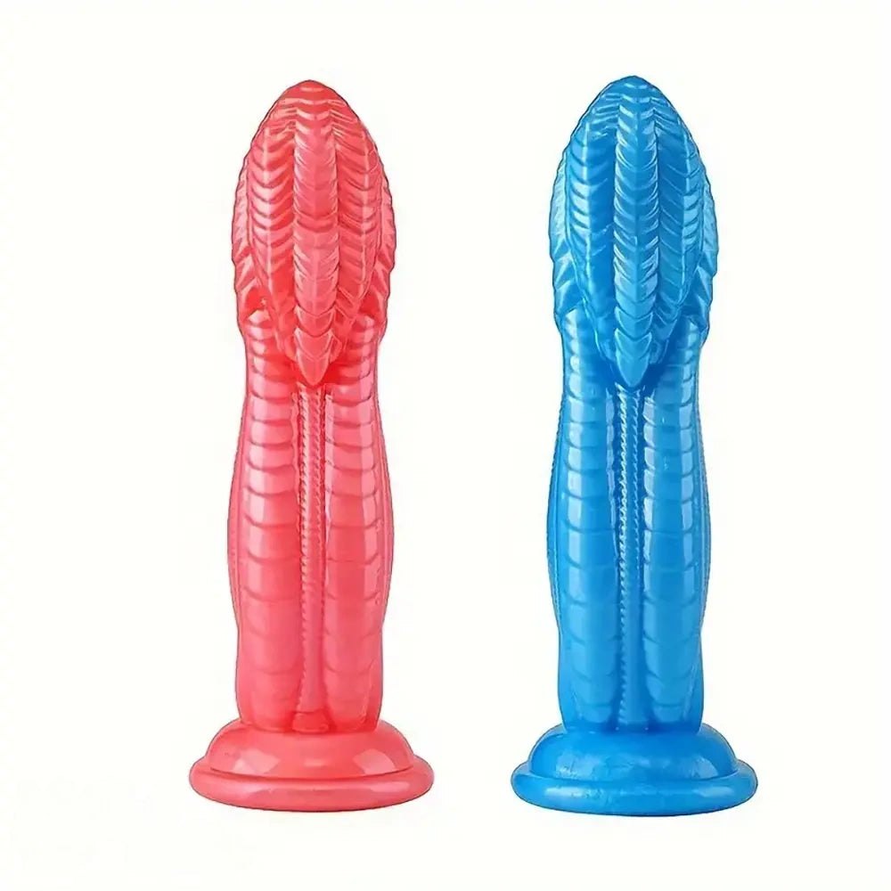Snake Scale Animal Dildo - Big Textured PVC Dildo