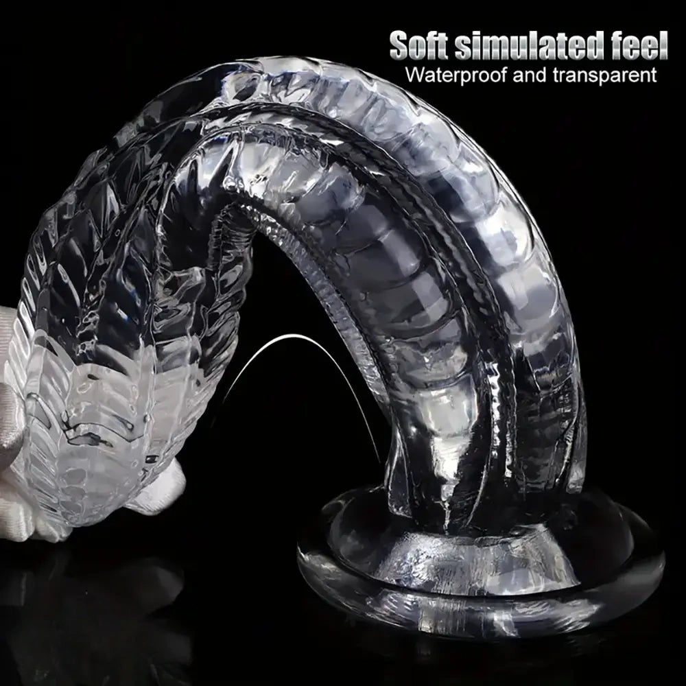 Snake Scale Animal Dildo - Big Textured PVC Dildo