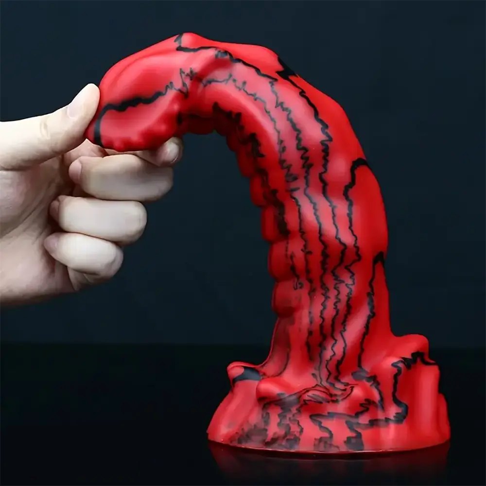 Snake Scale Animal Dildo 8.66in - Silicone Animal Dildo