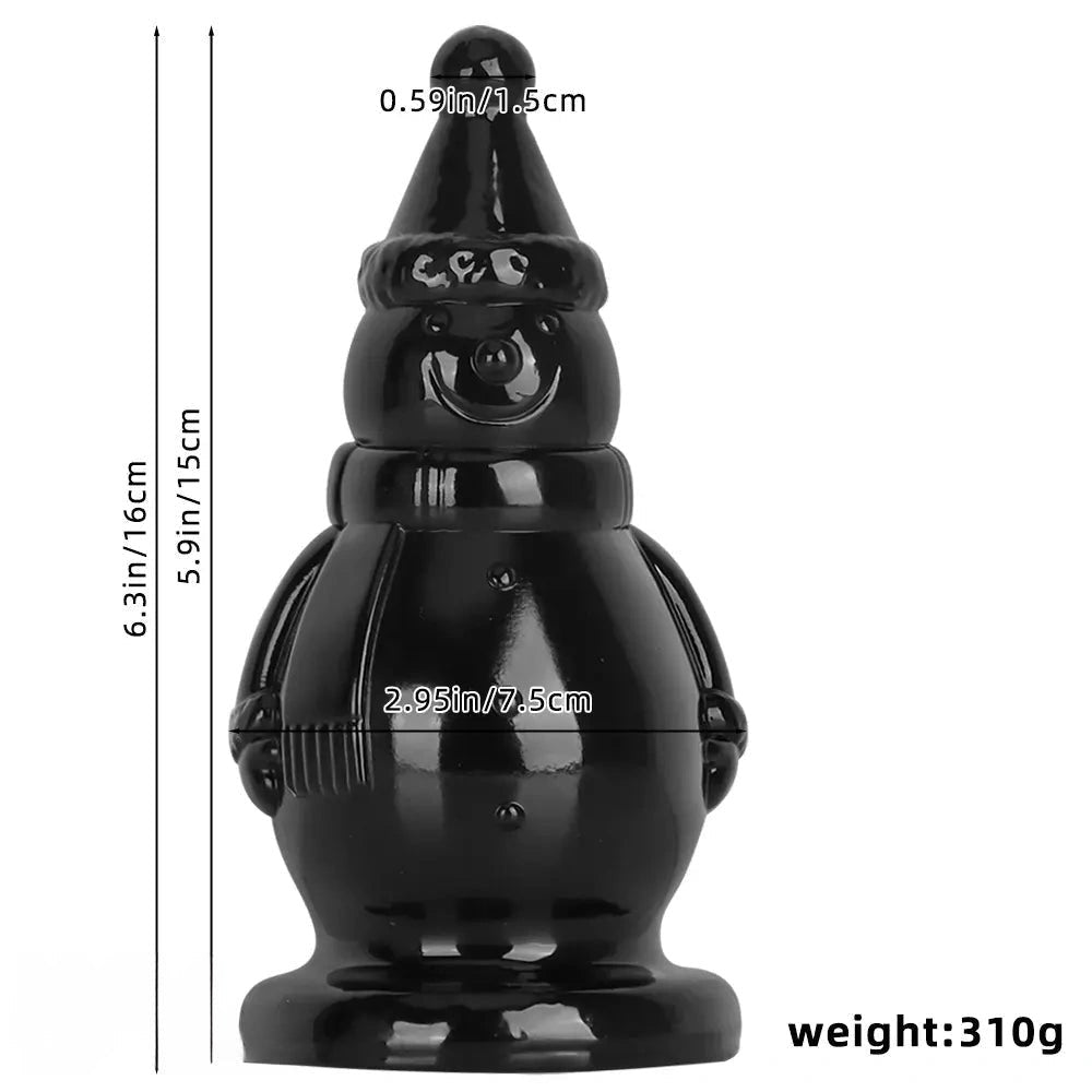 Snowman Novelty Butt Plug - Fantasy Anal Plug Toy