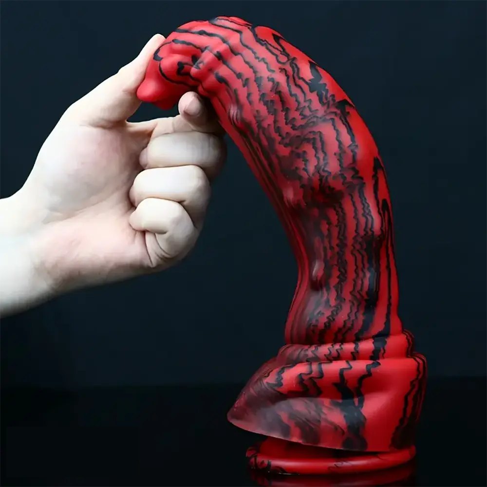Spiked Dragon Fantasy Dildo - Ridged Monster Dildo 10 in