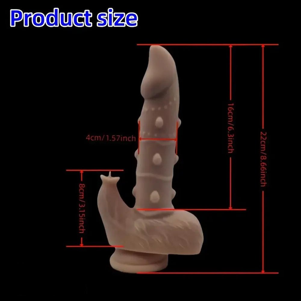 Spiked Fantasy Anal Dildo - Silicone Fantasy Dildo