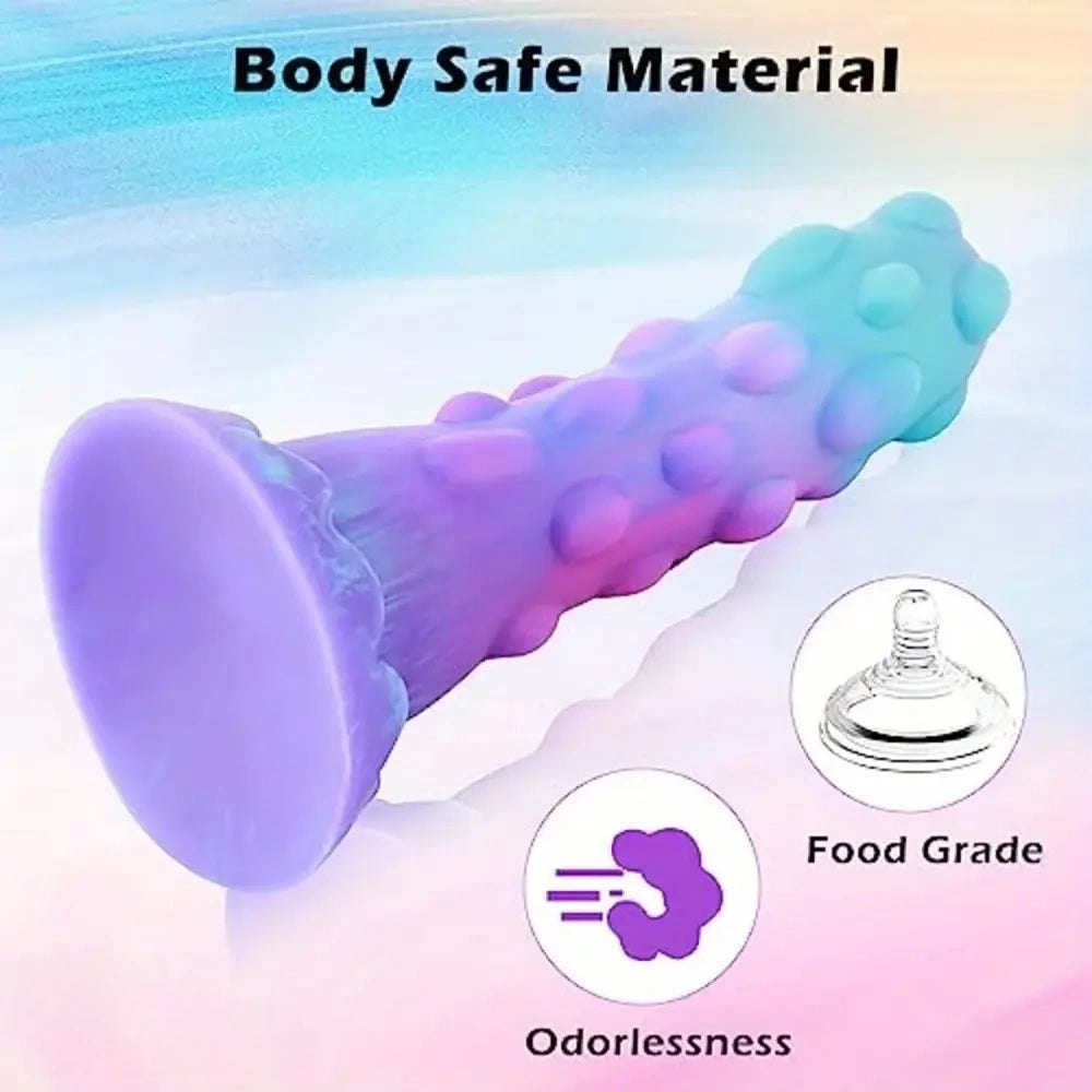 Spiked Fantasy Dildo 5.7 In - Silicone Monster Dildo