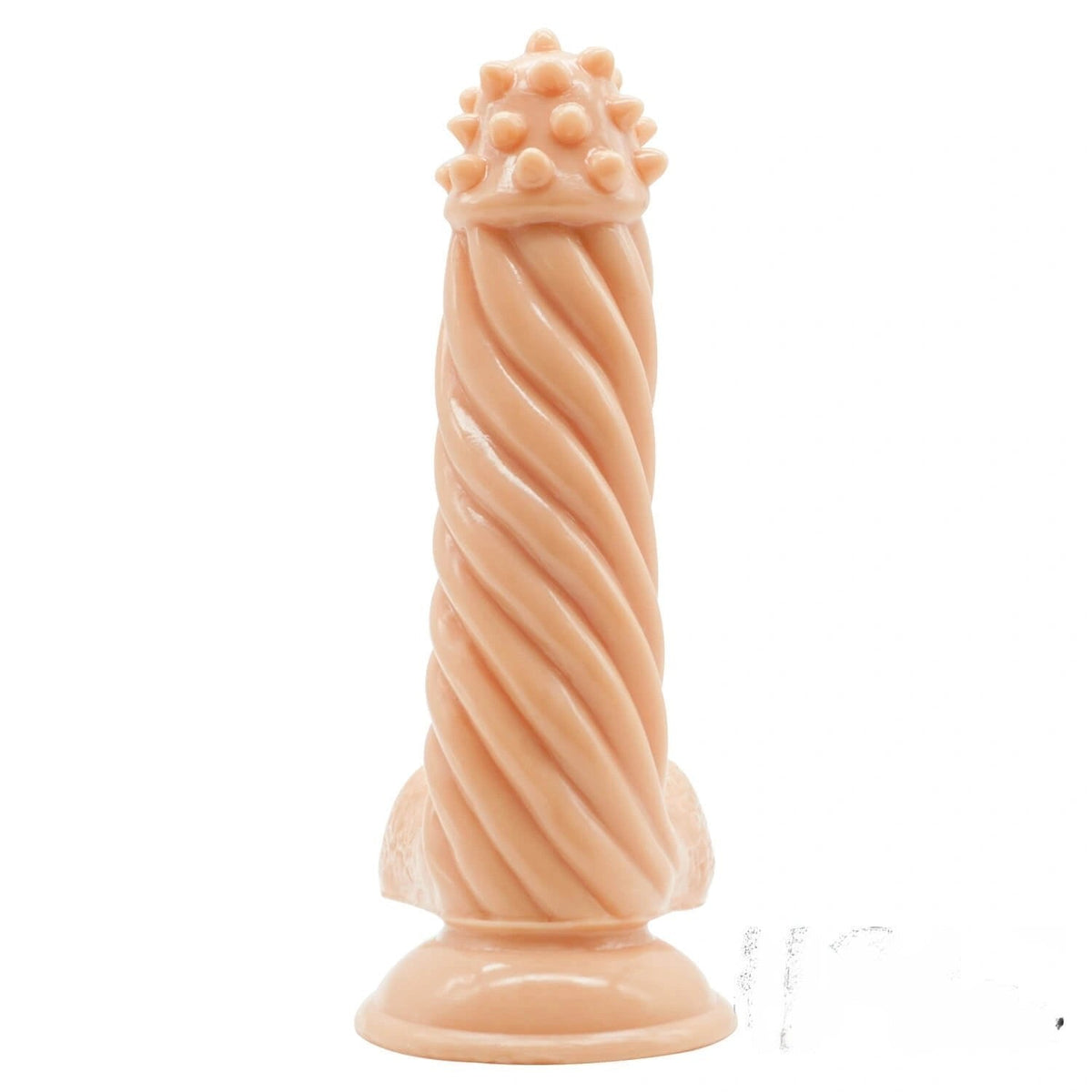Spiked Fantasy Twist Dildo - PVC Fantasy Dildo