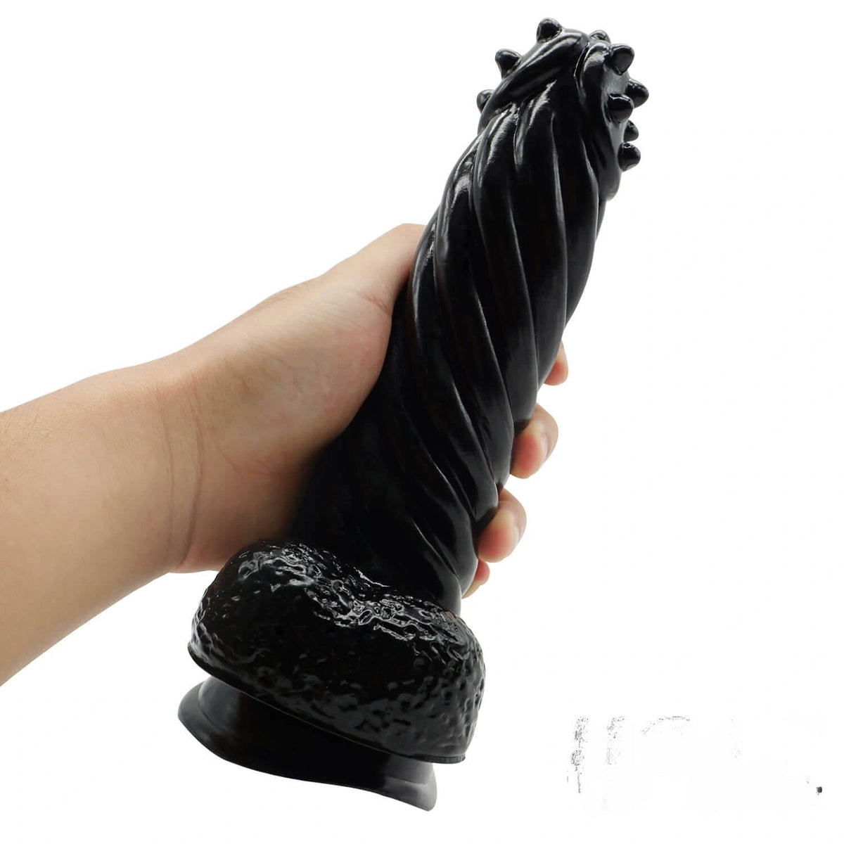 Spiked Fantasy Twist Dildo - PVC Fantasy Dildo
